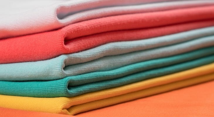 Трикотажные ткани разных цветов